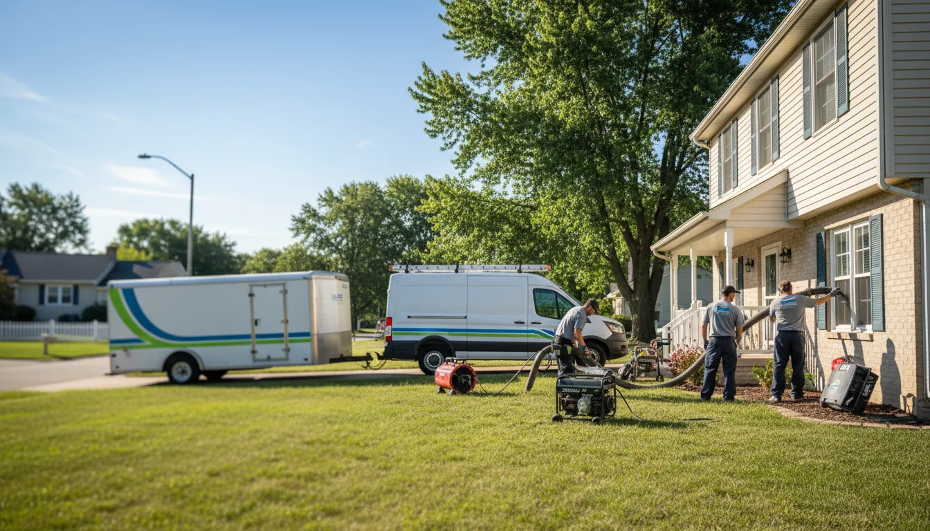 Flooded Basement Restoration And Cleanup With Repair in Brandon, IA near me